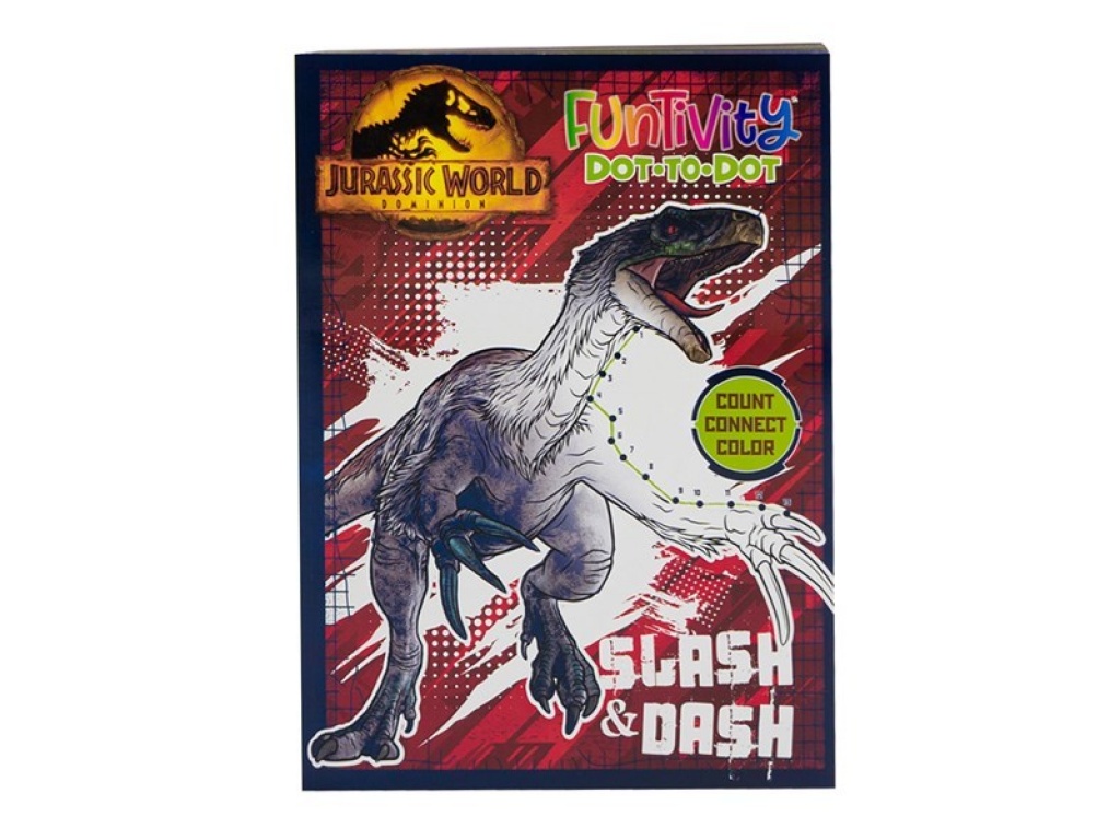 LIBRO COLOREAR JURASSIC WORLD 75410