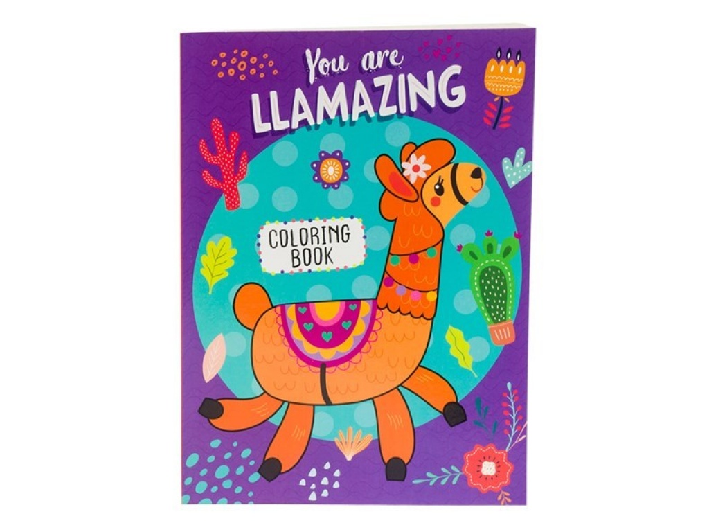 LIBRO COLOREAR LLAMAS 42338