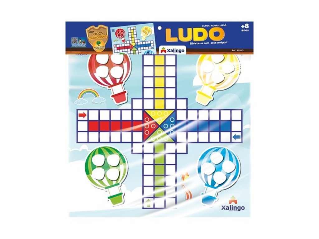 JUEGO MESA LUDO MADERA BOLSA XALINGO 6554.3