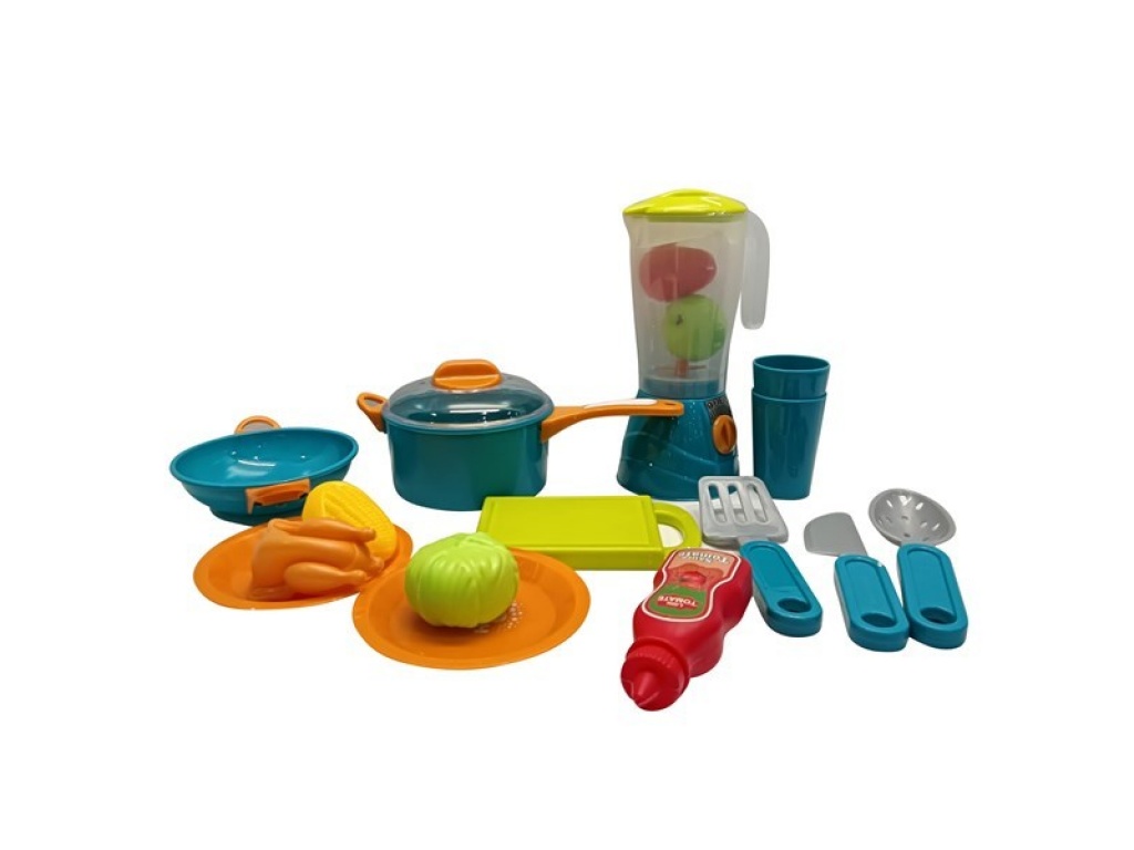 LICUADORA CON SET COCINA 18 PZAS BOLSA 6629