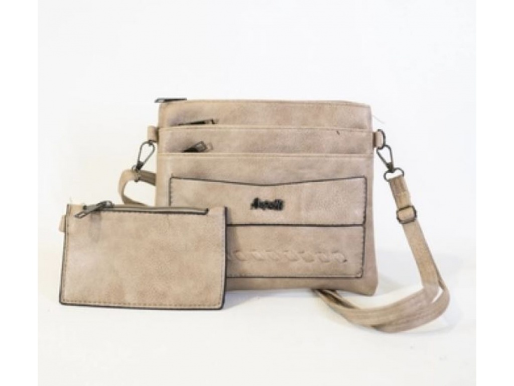 MORRAL VARIOS CIERRES BEIGE