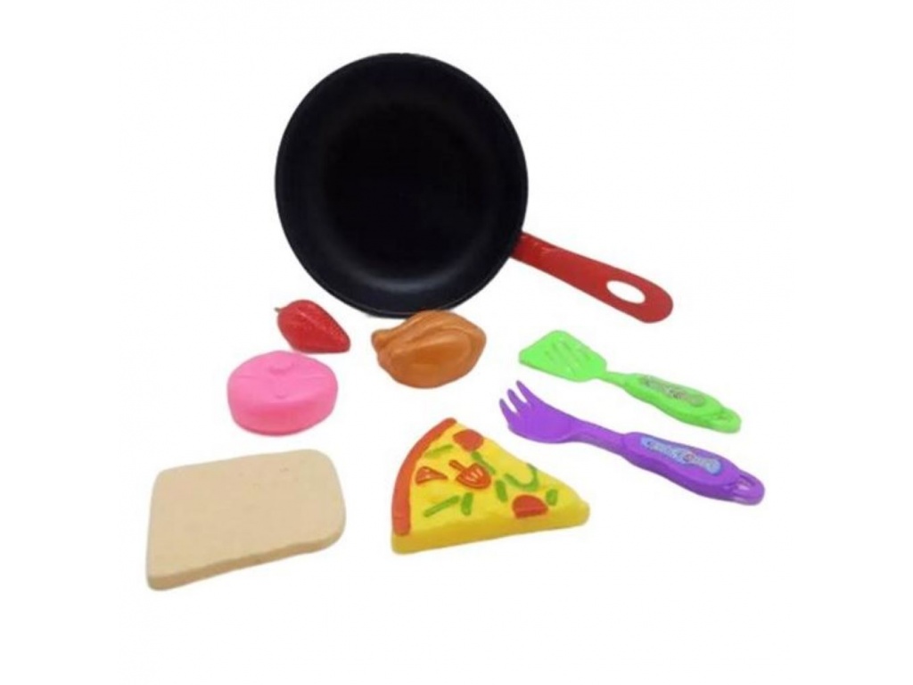 SET COCINA COMIDA RAPIDA 8 PZAS RED 8125