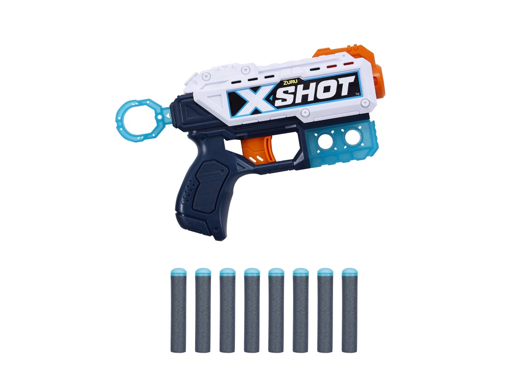 ARMA X-SHOT EXCEL KICKBACK CON 8 DARDOS ZURU