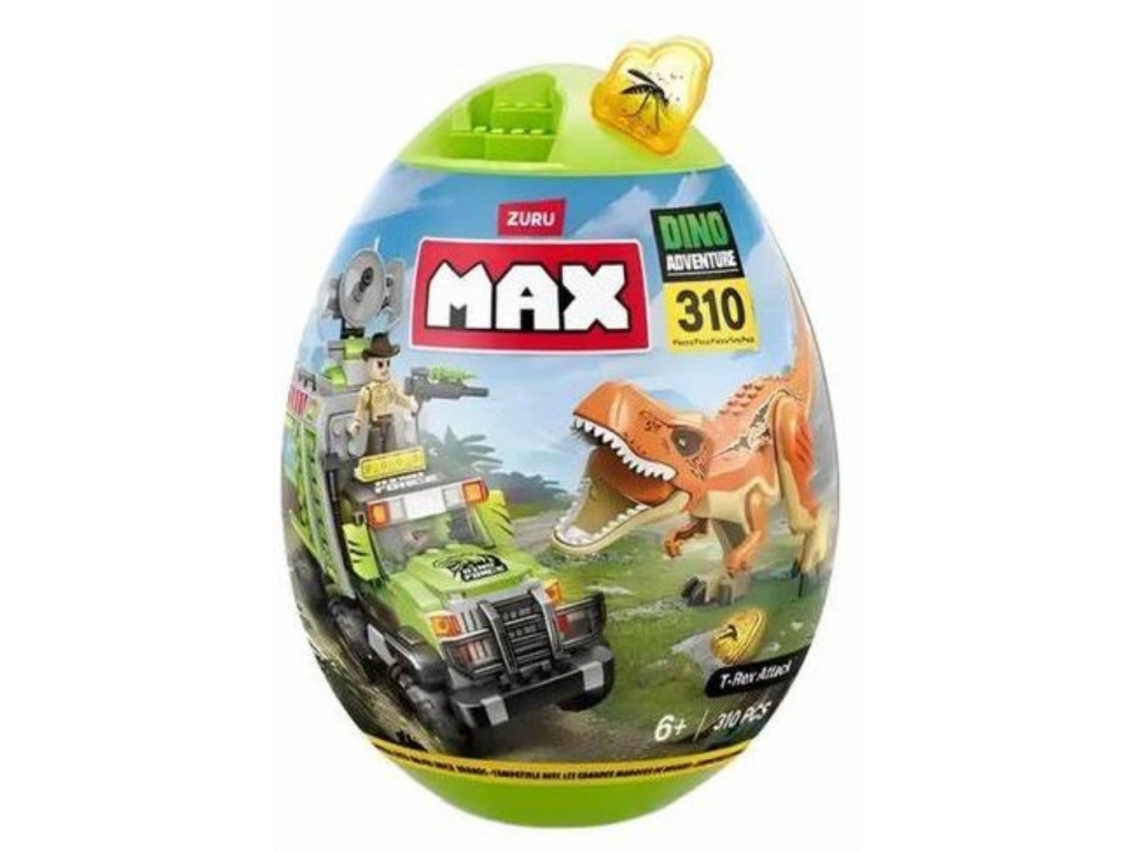 MAX - DINO ADVENTURE MEGA HUEVO 304 PCS