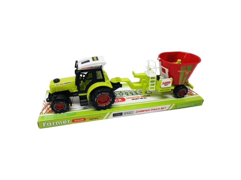 TRACTOR CON MEZCLADORA FORRAJE BURBUJA 7680