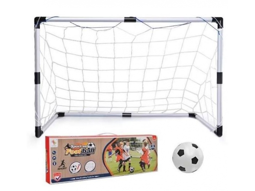 ARCO DE FUTBOL CON PELOTA E INFLADOR  7568