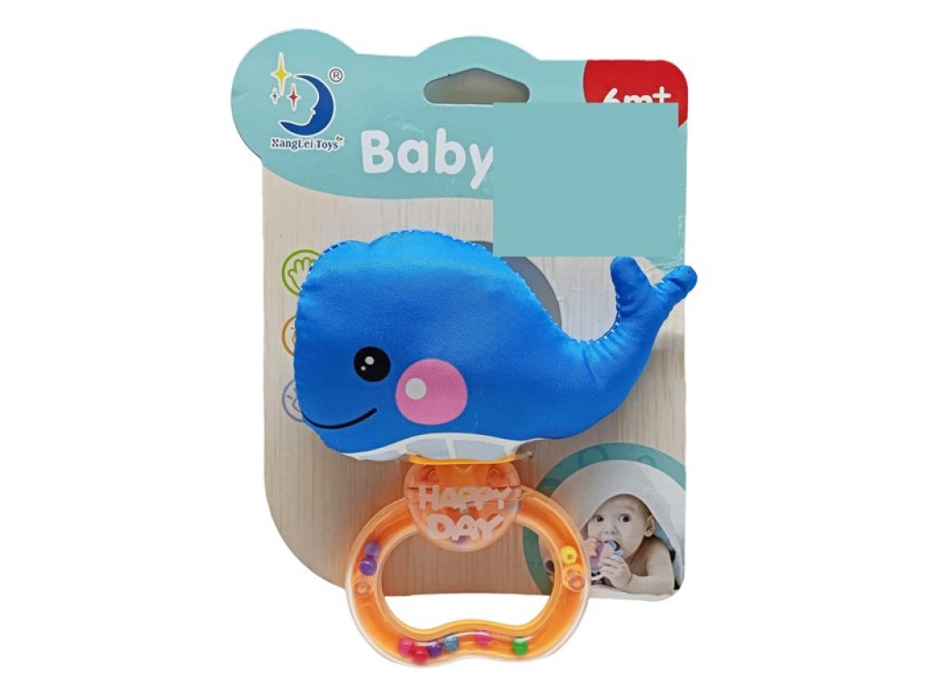 SONAJERO PELUCHE CON SONIDO PEZ CARTON 8058