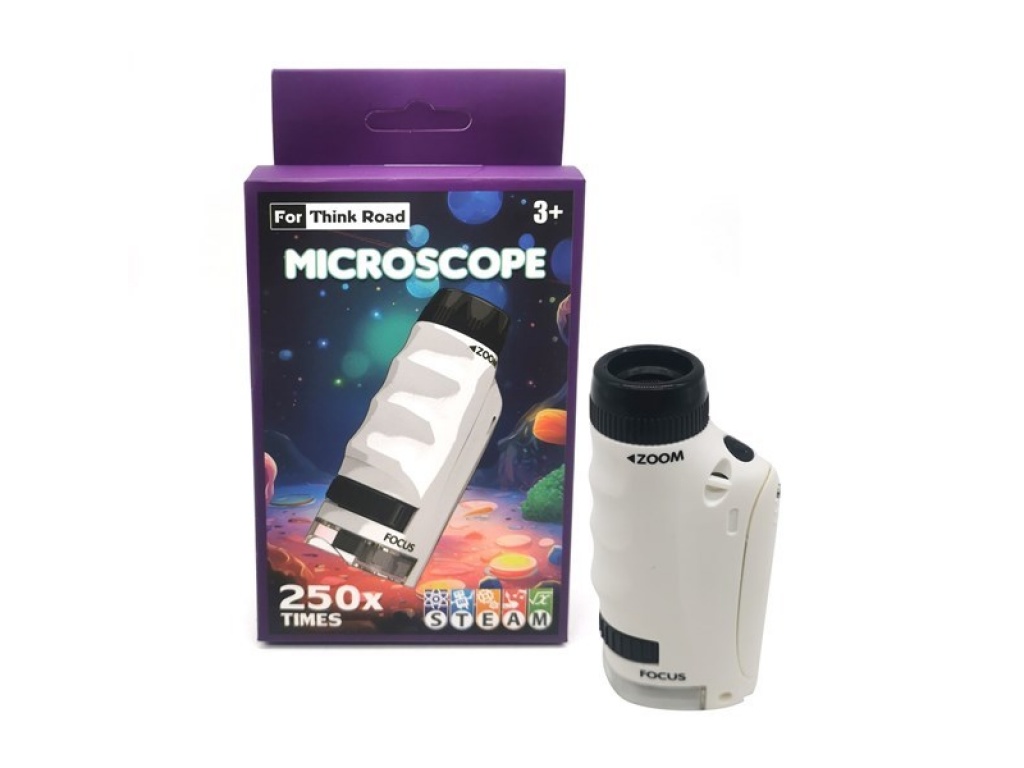 MICROSCOPIO DE MANO 250X 1AAA CAJA 7638