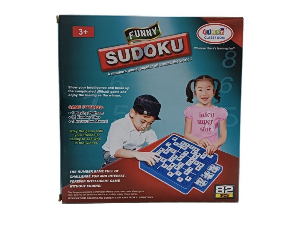 JUEGO MESA SUDOKU 82 PIEZAS EN CAJA 7586