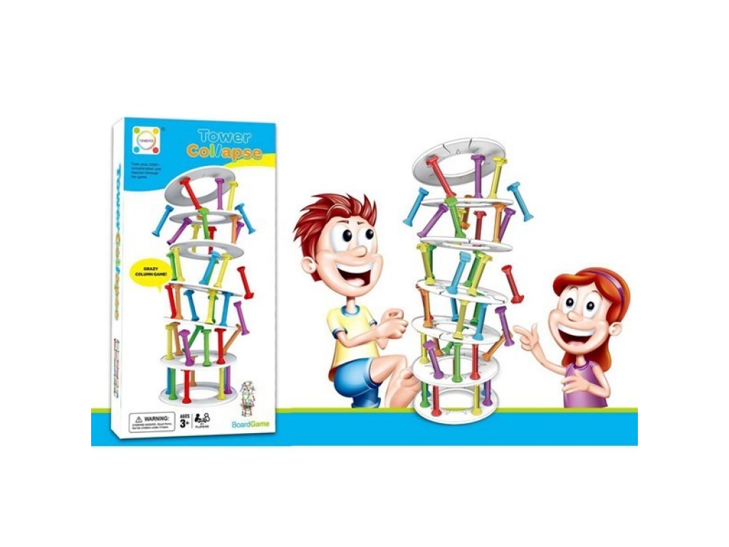 JUEGO MESA EQUILIBRIO TORRE PILARES 8169