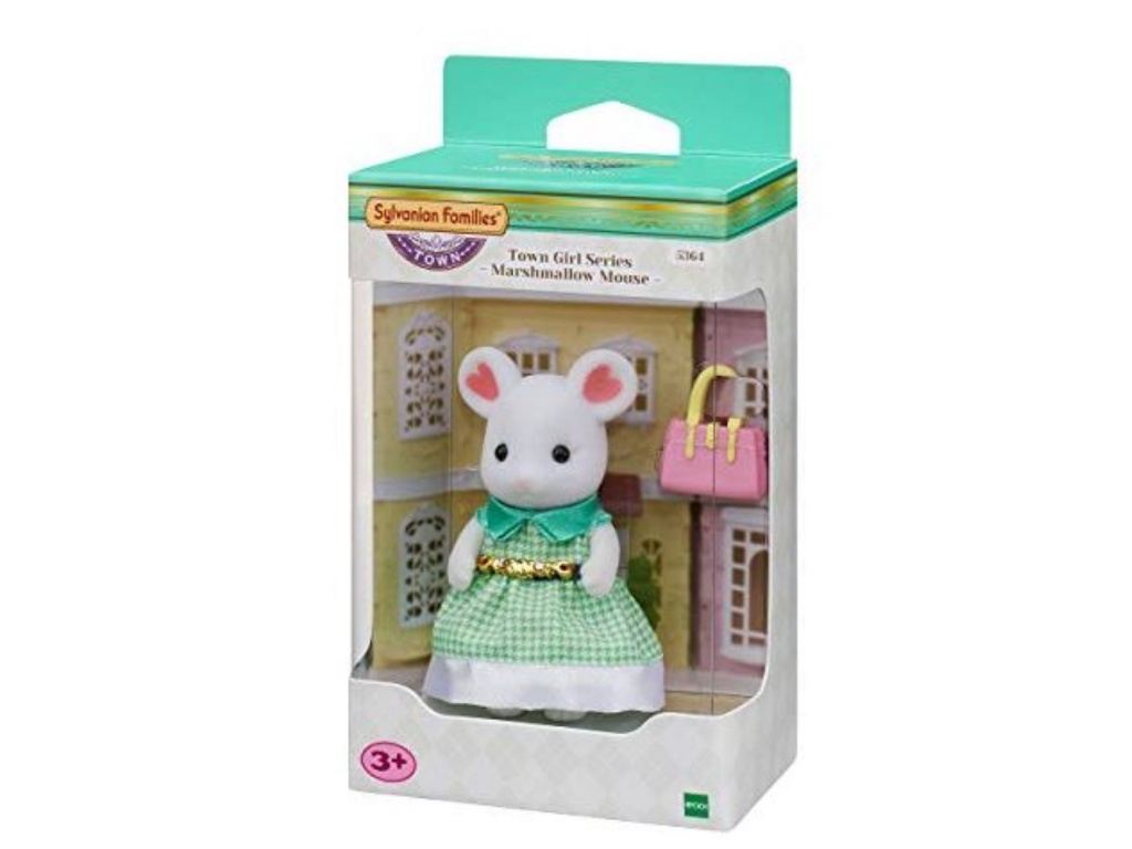 SYLVANIAN FAMILIES TOWN GIRL MARSHMALLOW MOUSE