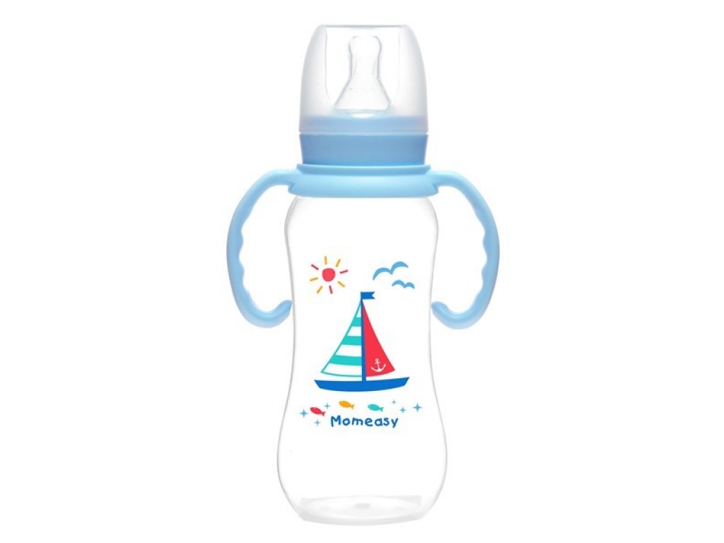 MAMADERA PLAST ASAS 240ML CAJM