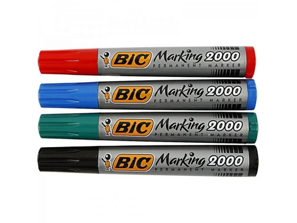 Marcador Permanente Bic Marking 2000 Negro